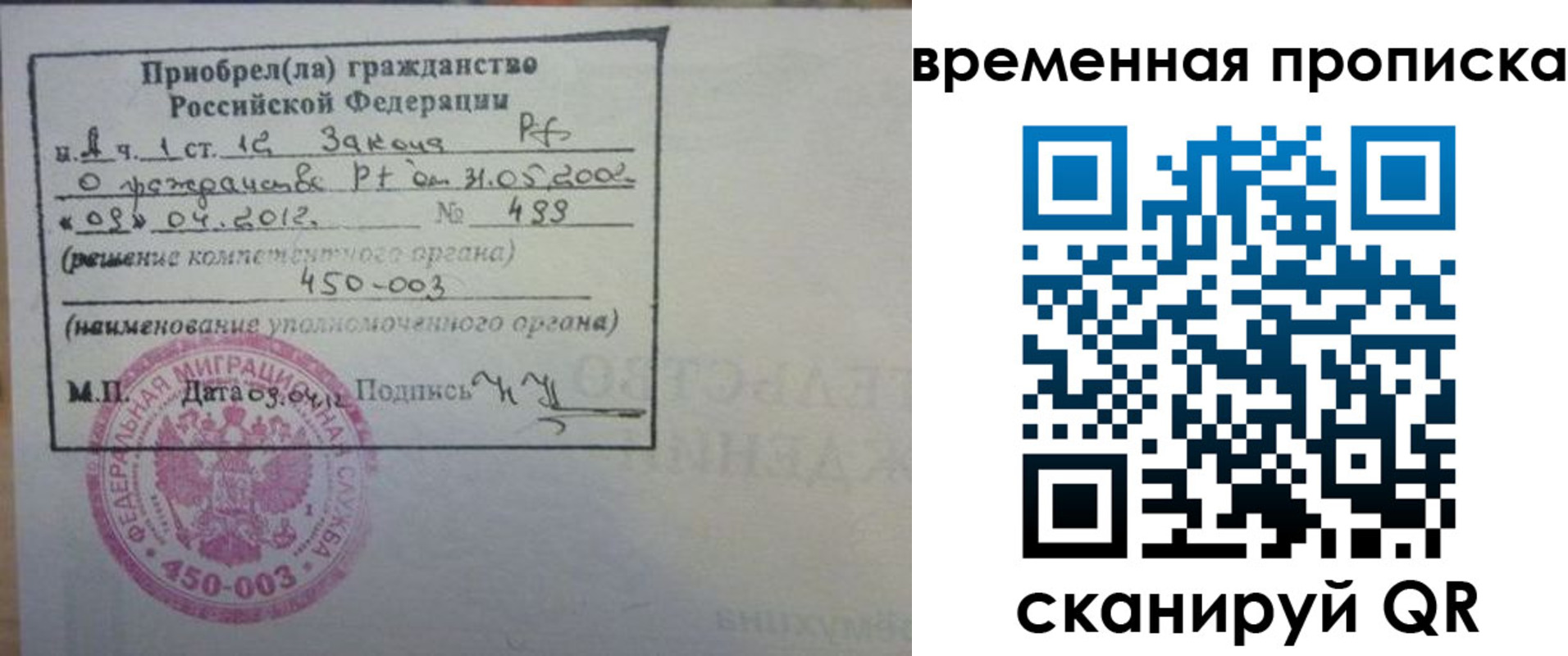 временная регистрация в Хотьково